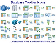 Database Toolbar Icons screenshot